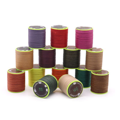 DIY 高強度 多色 丸い ポリエステル 縫製 革 ワックス ブレスレット 糸 3 Ply