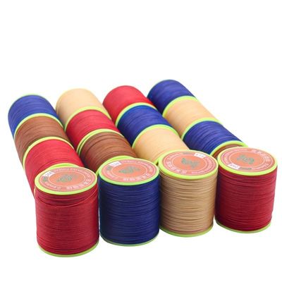 DIY 高強度 多色 丸い ポリエステル 縫製 革 ワックス ブレスレット 糸 3 Ply