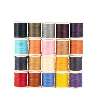 手縫い 30g DIY革工芸用 丸いワックス糸 0.55MMポリエステル