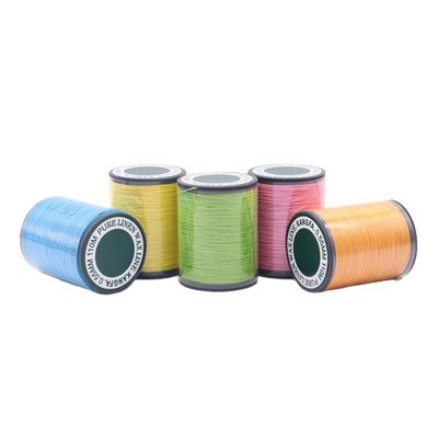 手編み 0.55mm マクラムプロジェクト用 毛布 ワックス 糸 120m 40色
