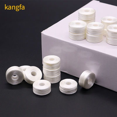 持続可能 ユニバーサル 144pcs/箱 白/黒 75D/2 100%ポリエステル 前編みボビン糸